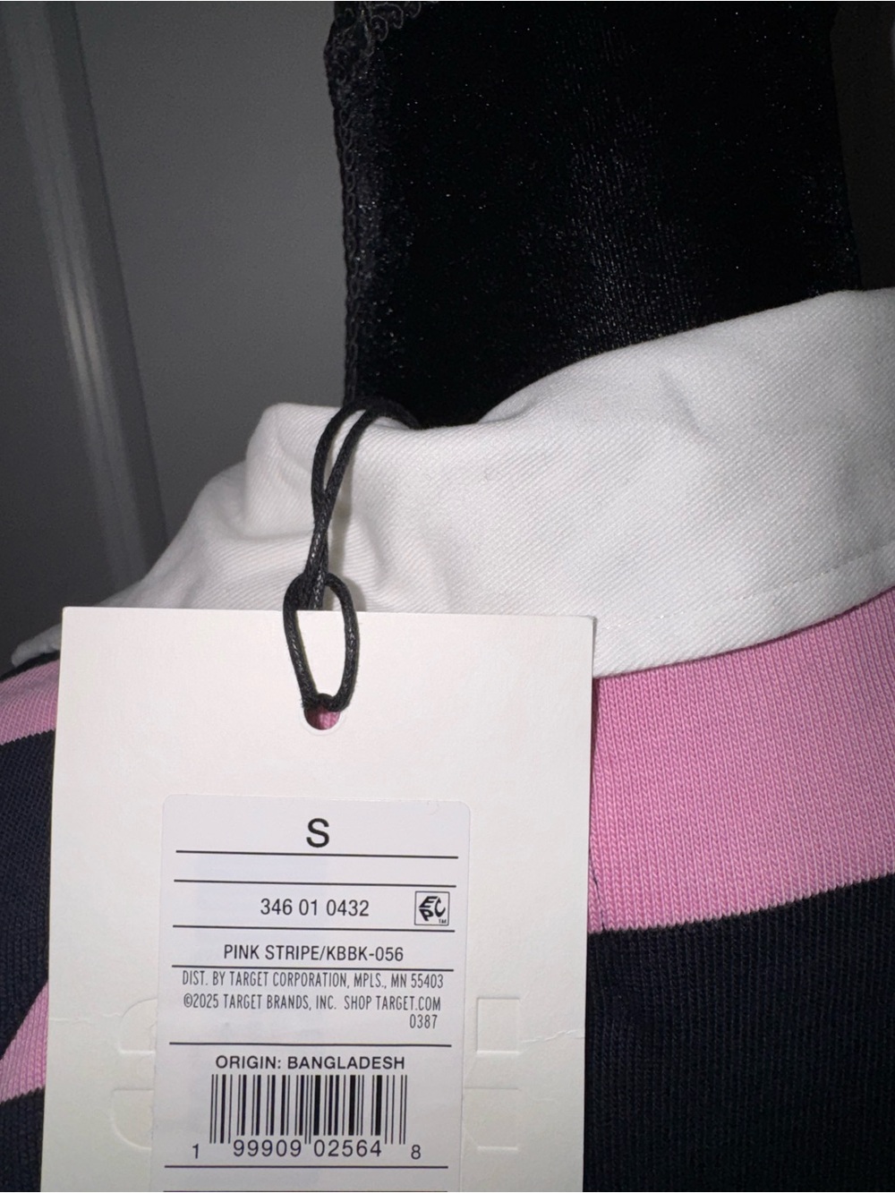 KBB by KAHLANA ‘The Striped Asymmetric Rugby' - Pink - Picture 7 of 11